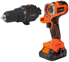 MT20 Kefe Nélküli Multifunkciós Csavarbehajtó, 3 Fej, 2 Akkumulátor és Töltő MAX 20V ONE EvoTools®