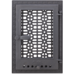 Kandallóajtó Üveggel