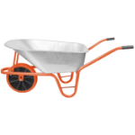 Talicska P, Horganyzott Teknő Slim Poliuretán Kerékkel és Műanyag Felnivel