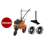 Csomag Kapálógép T705 Ekével és Fém Kerekekkel EvoTools®