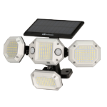 LED Reflektor Napelemes Töltéssel, Többirányú, Távirányítóval