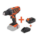 Akkus fúrócsavarozó készlet 2 akkumulátorral és töltővel MAX 20V ONE EvoTools®